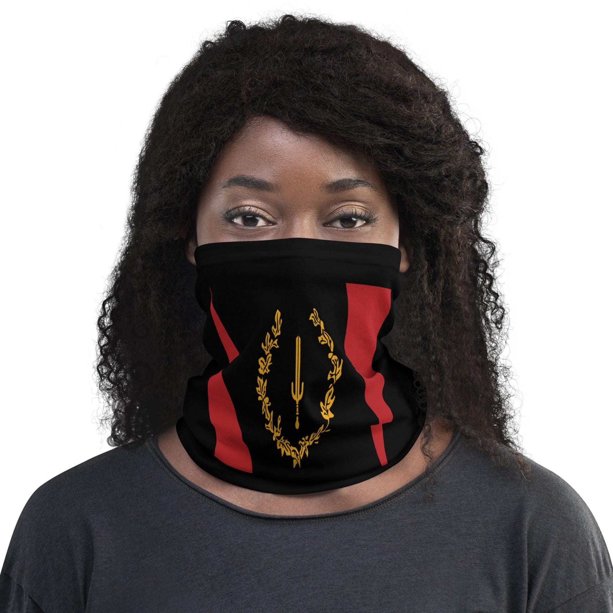 Black American Heritage Flag Neck Gaiter