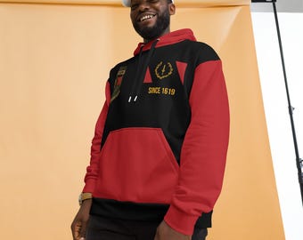 Men's Black American Heritage  Hoodie