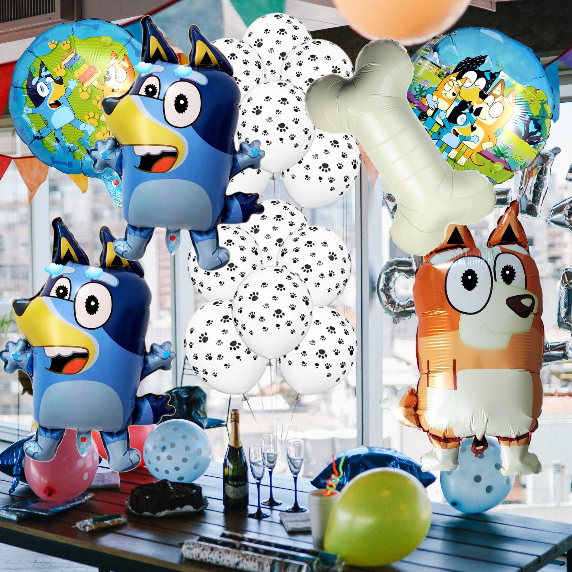 18pc Blue Dog latex Bouquet