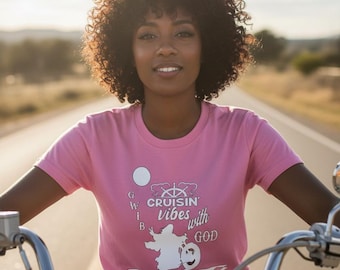 Christian MotorCycle T Shirt Cruisin Vibes with God