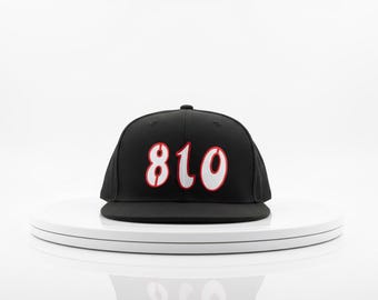 Custom Embossed Snapback Hat: City Area Code & 'God Word Is Bond'