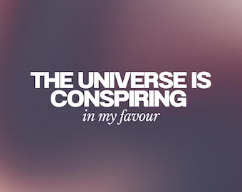 Universe Affirmation Desktop Wallpaper Set