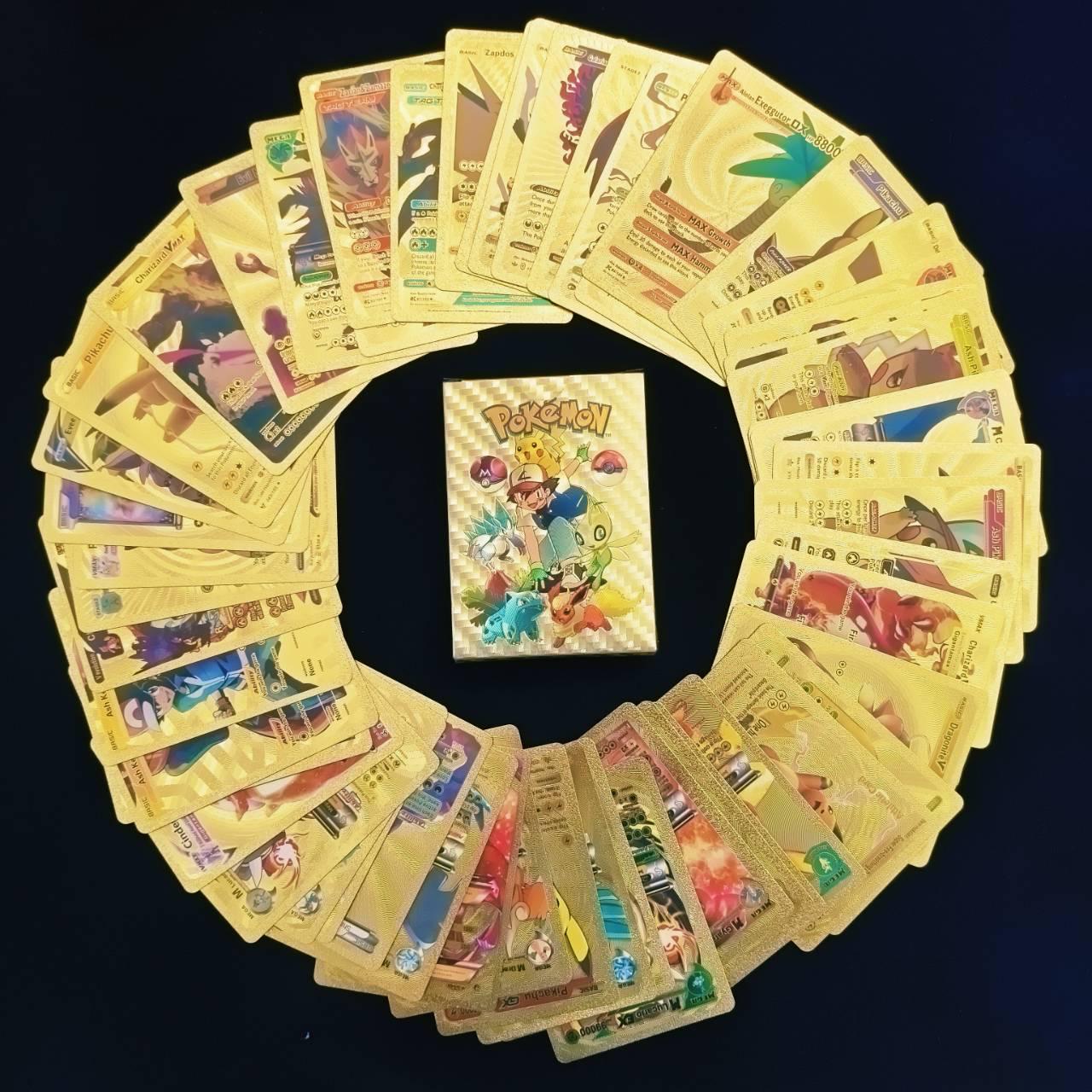 Gold metal pokemoncard - Etsy 日本