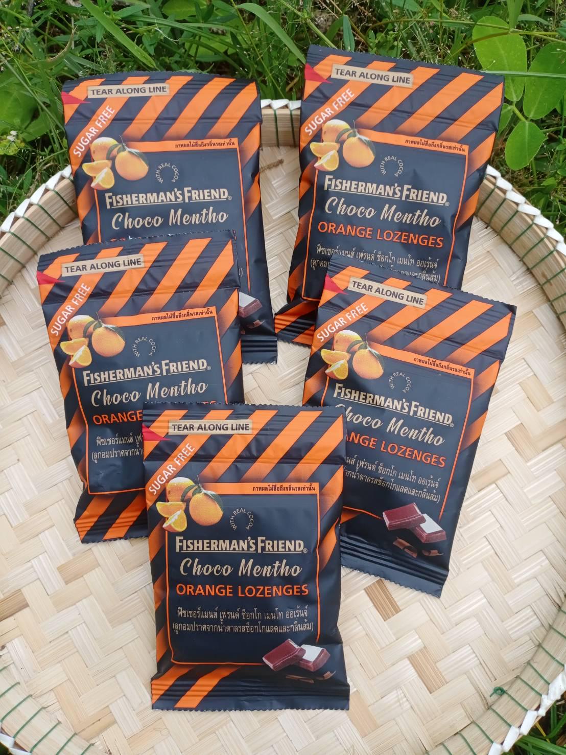 Fisherman's Friend Choco Mentho Orange Lozenges – Sugar Free