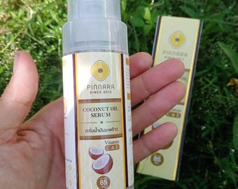 Pinnara Coconut Oil Serum 85ml – Lightweight Hair & Skin Moisturizer with Vitamins C , E