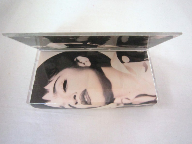 Madonna Cassette Business Card Holder Made From Case and Album Art image 4