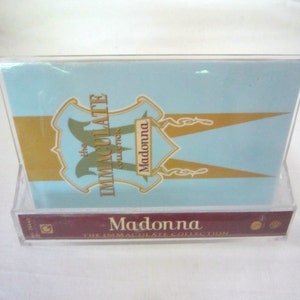 Madonna Cassette Business Card Holder Made From Case and Album Art image 2