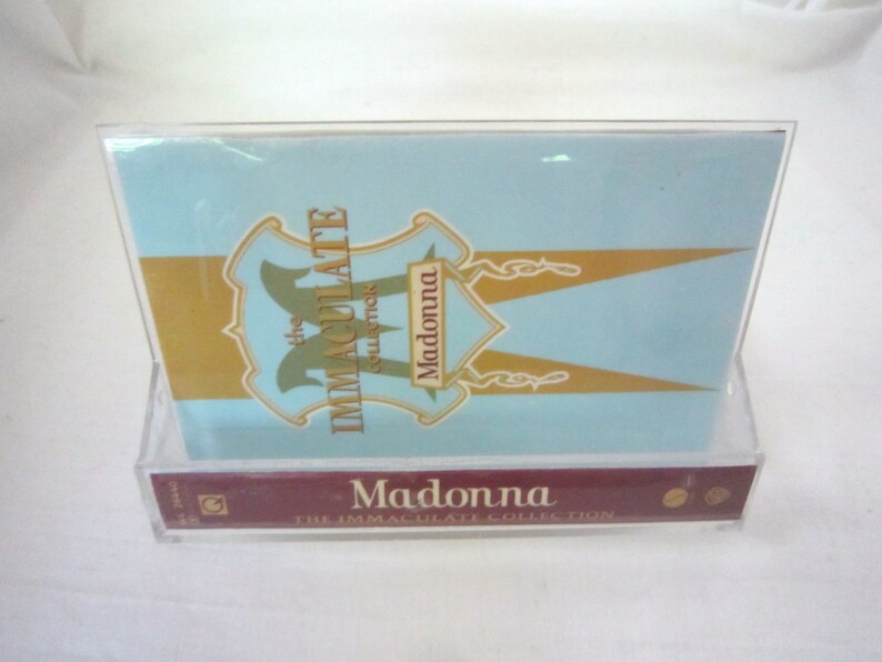 Madonna Cassette Business Card Holder Made From Case and Album Art image 2