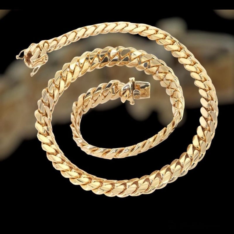 Gold Link Chain Necklace