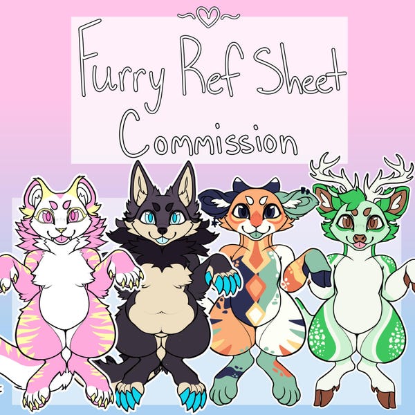 Ref Sheet Commission - Etsy