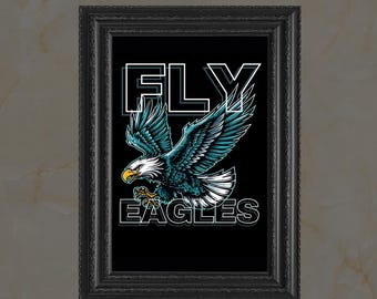 Fly Eagles Print | Digital Files | Football | Superbowl | It's a Philly Thing | Philadelphia Eagles