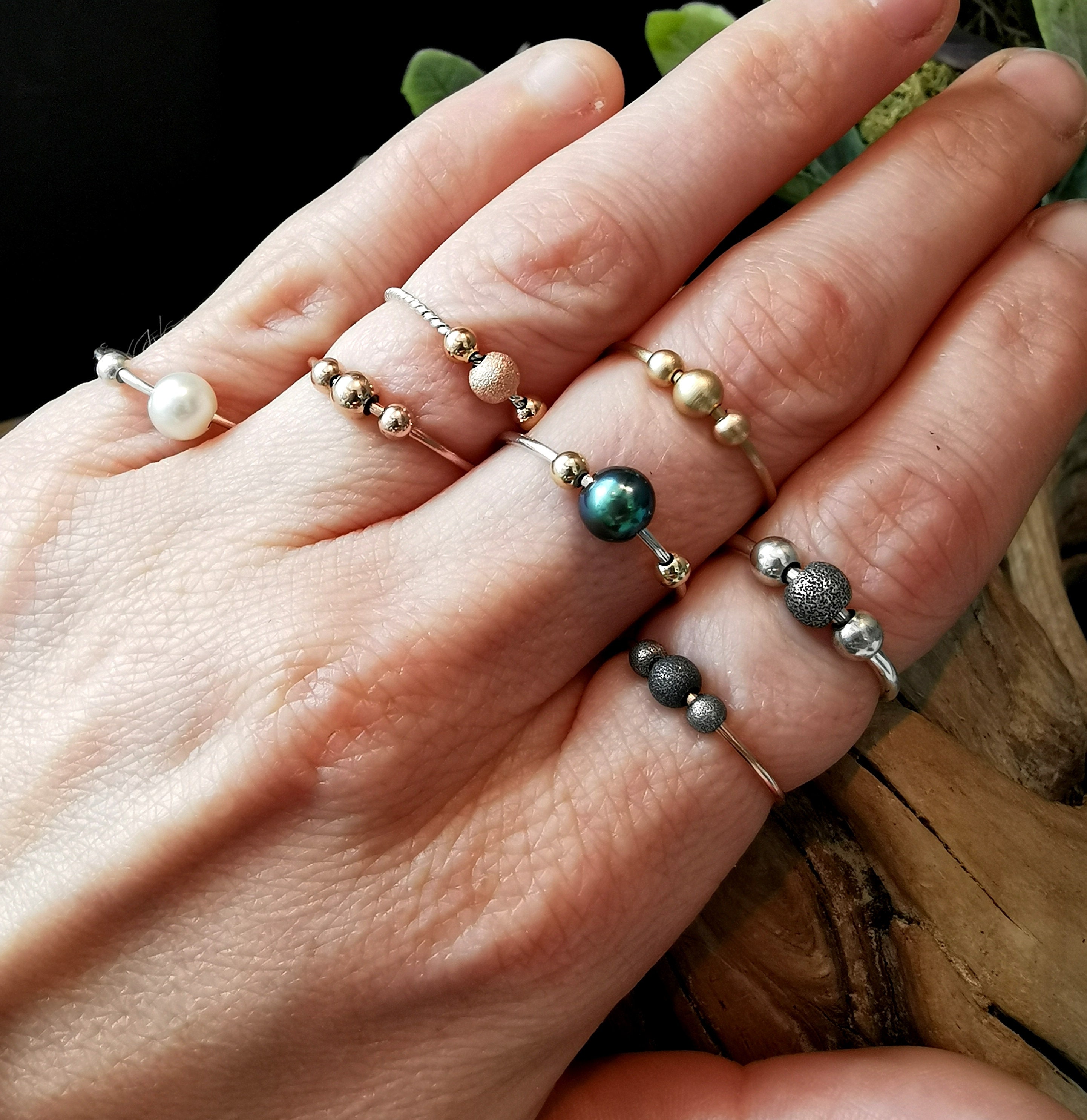 Anxiety ring deals 3 crowns jewellery