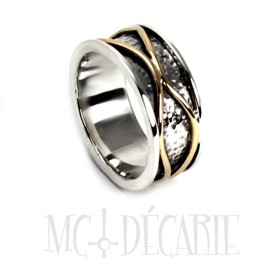 10k Ou 14k or Jaune Femme Fantaisie Miroir-Comme finition Toe Ring