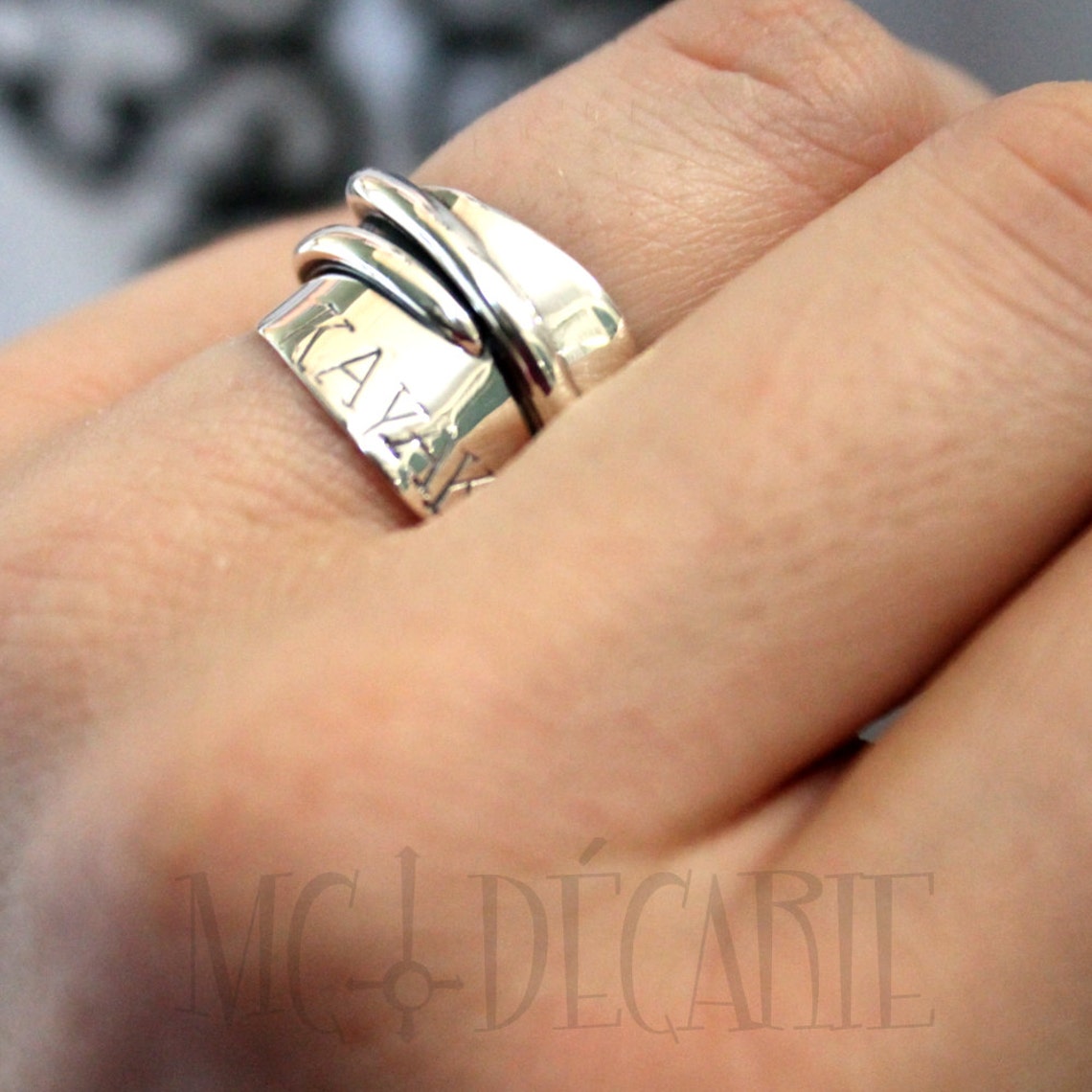 KAYAK Ring Paddle Silver Ring Kayak Paddle Jewelry Kayak Etsy