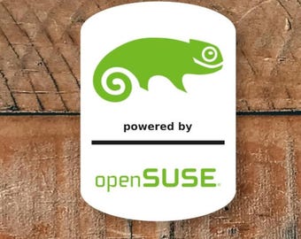 OpenSuse Linux Sticker – Waterproof & UV-Proof Vinyl Laptop, PC Case, and Notebook Decal