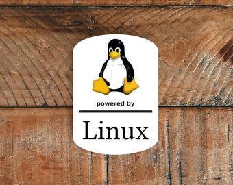 Linux Sticker – Waterproof & UV-Proof Vinyl Laptop, PC Case, and Notebook Decal