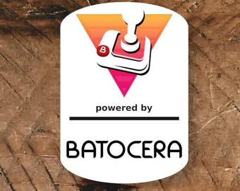 Batocera Linux Sticker – Waterproof & UV-Proof Vinyl Laptop, PC Case, and Notebook Decal