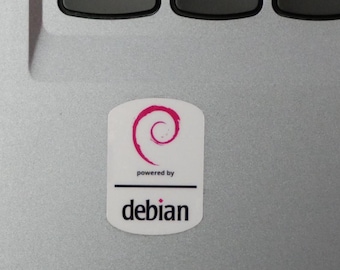 Debian Linux Sticker – Waterproof & UV-Proof Vinyl Laptop, PC Case, and Notebook Decal