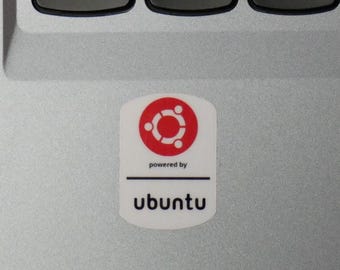 Ubuntu Linux Sticker – Waterproof & UV-Proof Vinyl Laptop, PC Case, and Notebook Decal