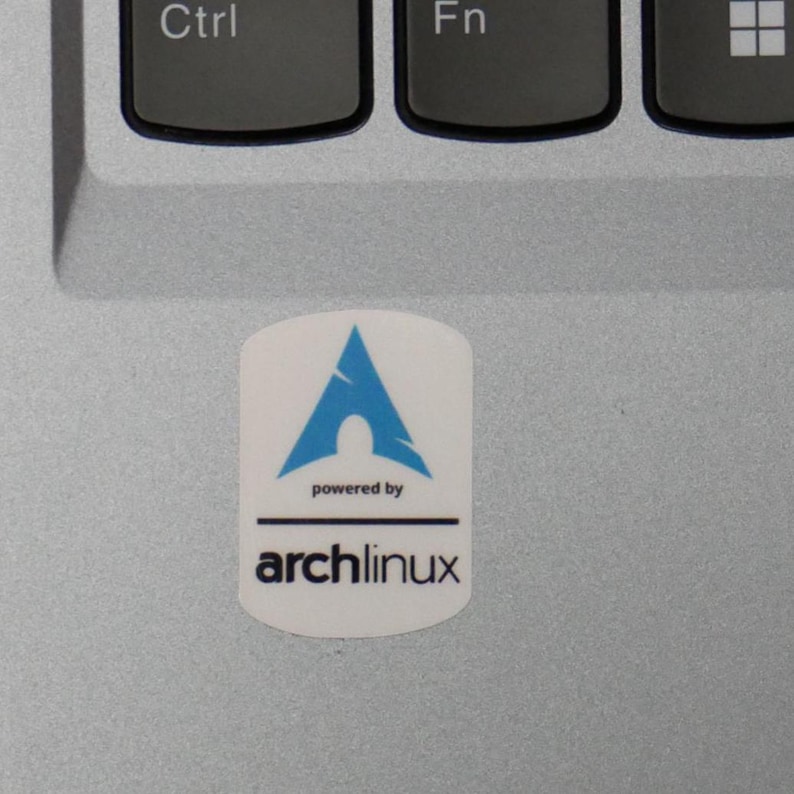 Arch Linux Sticker – Waterproof & Uv-proof Vinyl Laptop, PC Case, and ...