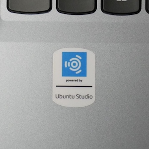Ubuntu Studio Linux Sticker – Waterproof & UV-Proof Vinyl Laptop, PC Case, and Notebook Decal