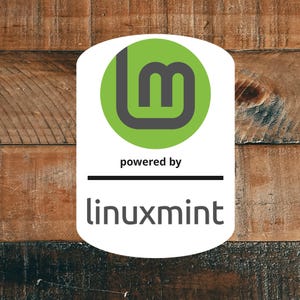 Linux Mint Linux Sticker – Waterproof & UV-Proof Vinyl Laptop, PC Case, and Notebook Decal