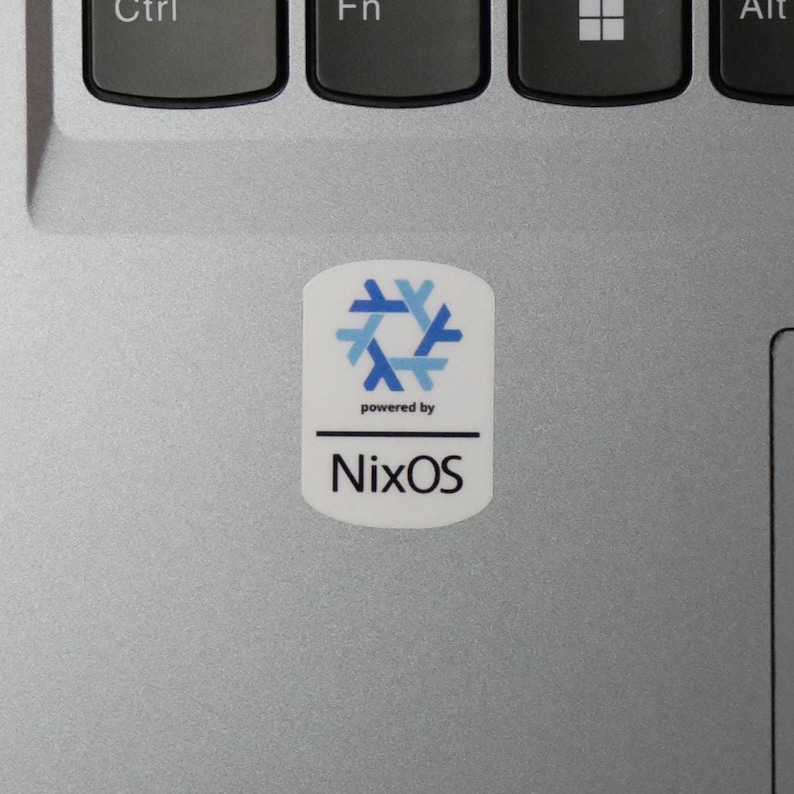 Adesivi per case PC Linux: scegline uno! NixOS