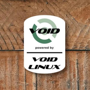 Adesivi per case PC Linux: scegline uno! Void Linux
