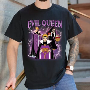 Disney Villains Characters Group Bootleg Retro Shirt/Evil Queen Hades Scar Maleficent/Good To Be Bad Tee/Disney Evil Friend 2025 Trip OHUN06