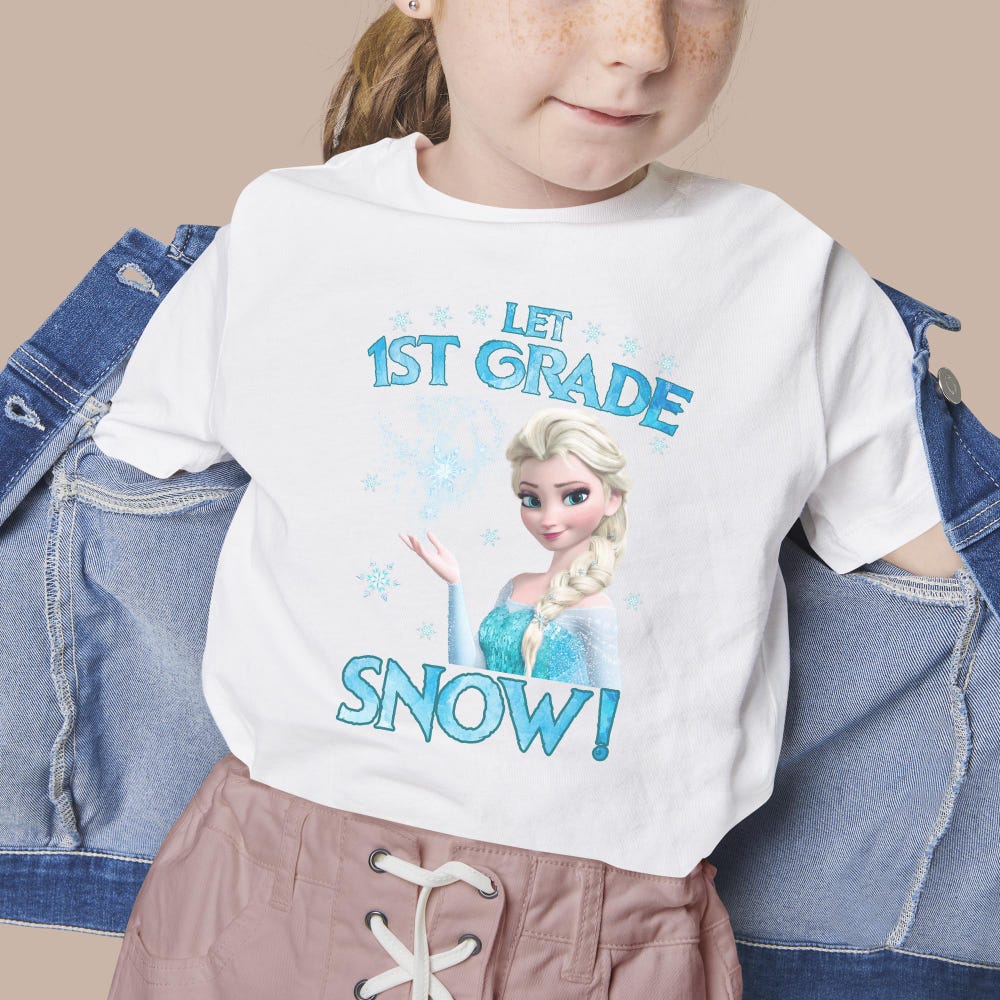 Kindergarten Back To School Shirt/Disney Princess Back To School/Frozen Elsa Anna Shirt/Elsa Disney Back To School Shirt Oftj39 Bespoketshirt