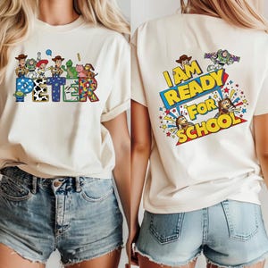 Toy Story First Day Of School Shirt, Disney Pixar Teacher Tee, Back To School Shirt, Happy First Day Teacher Gift, Classroom Outfit OHTC07