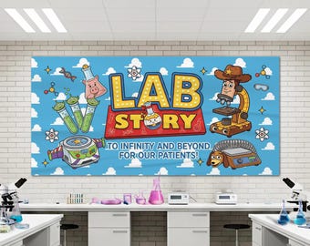 Lab Week 2026 Clinic Wall Tapestry Banner/Medical Lab Tech Clinic/Lab Week Banner/Medical Assistant Barb/Group Team MLS MLT Scientist OIOU06
