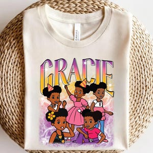 Custom Gracies Corner Birthday Bootleg Shirt/Gracies Corner Tee Shirt/Custom Gracie&#39;s Corner Birthday Girl/Family Birthday Girl OHV123