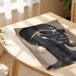 Black Woman Wall Art - Digital Download | Modern Black Art Print | African American Wall Art | Printable Black Woman Illustration
