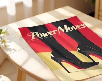 Power Moves – High Heels Fashion Art Print Digital Download | Bold & Stylish