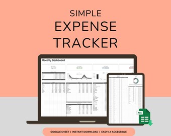 Google Sheets Spesen Tracker, Persönliche Finanzen (Digitaler Download)