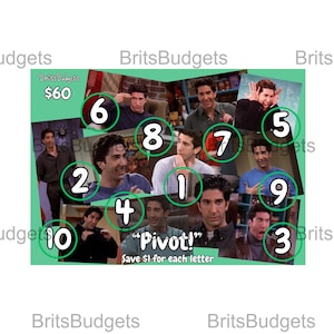 Friends Ross Savings Challenge | A5 | DIGITAL DOWNLOAD