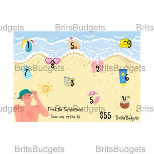Sunscreen Savings Challenge | A5 | DIGITAL DOWNLOAD