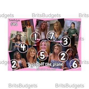 Friends Rachel Savings Challenge | A5 | DIGITAL DOWNLOAD