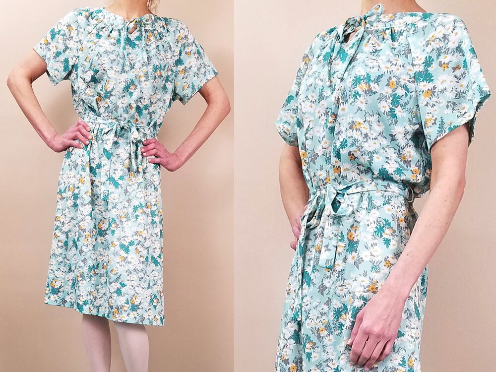 Vintage 70s Mini Dress Large