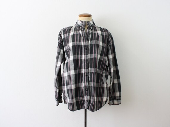 Editor by Day Rockstar by Night/ Unisex Plaid Flannel Shirt