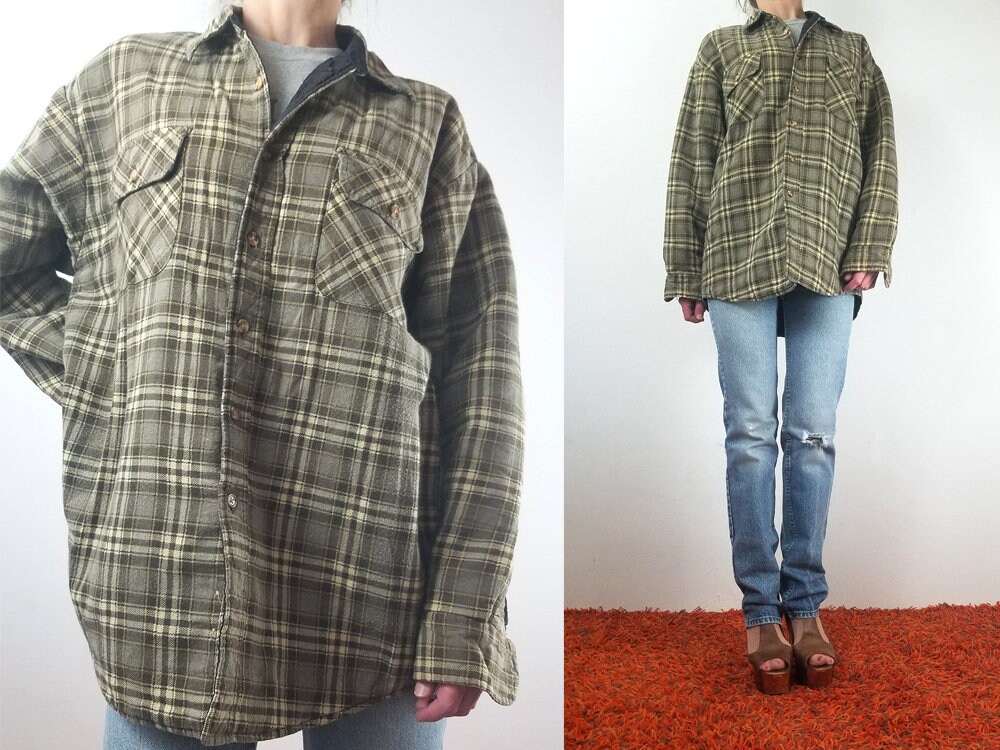 Flannel Jacket - Etsy