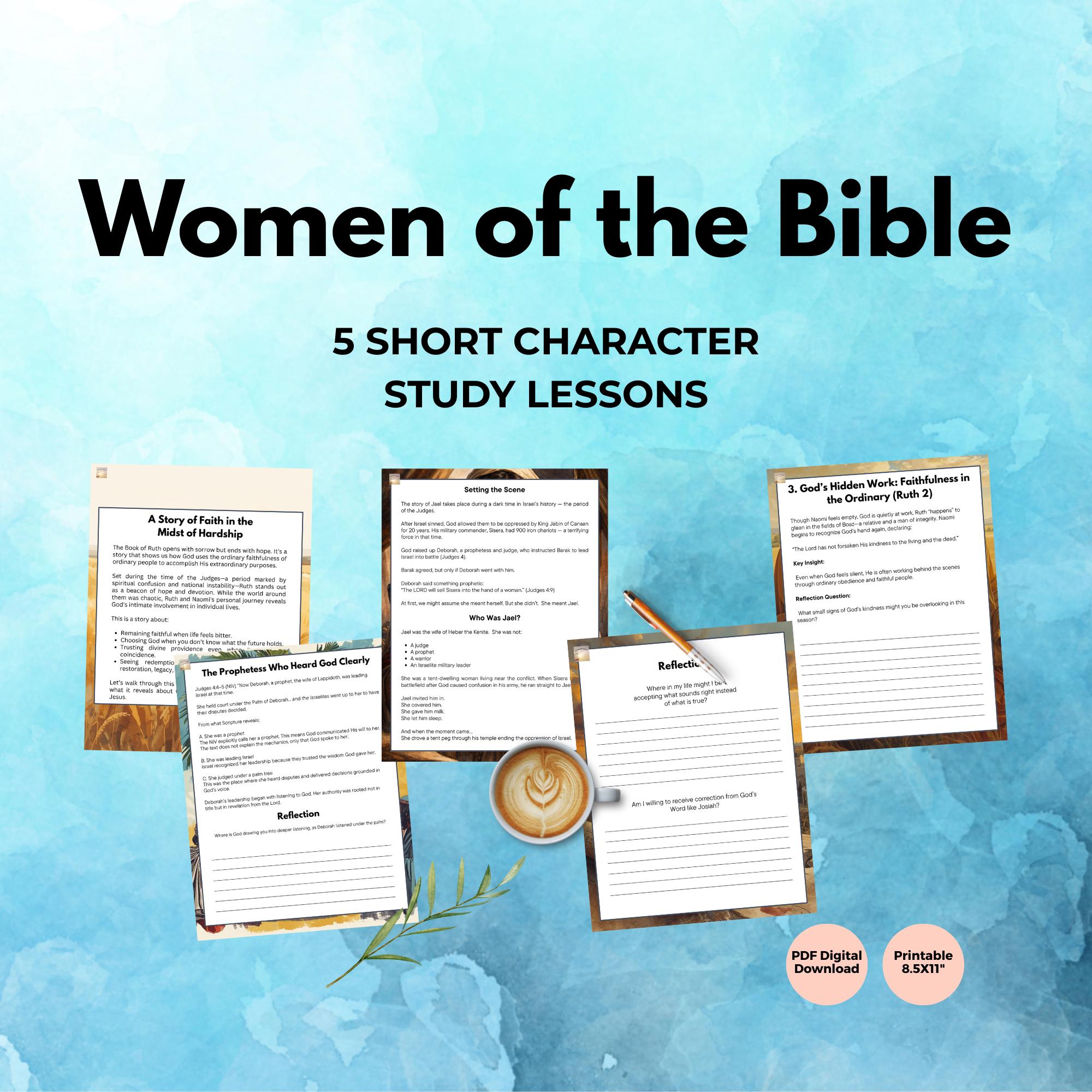 Women of the Bible Character Study Guide for Spiritual Growth in Christ ...
