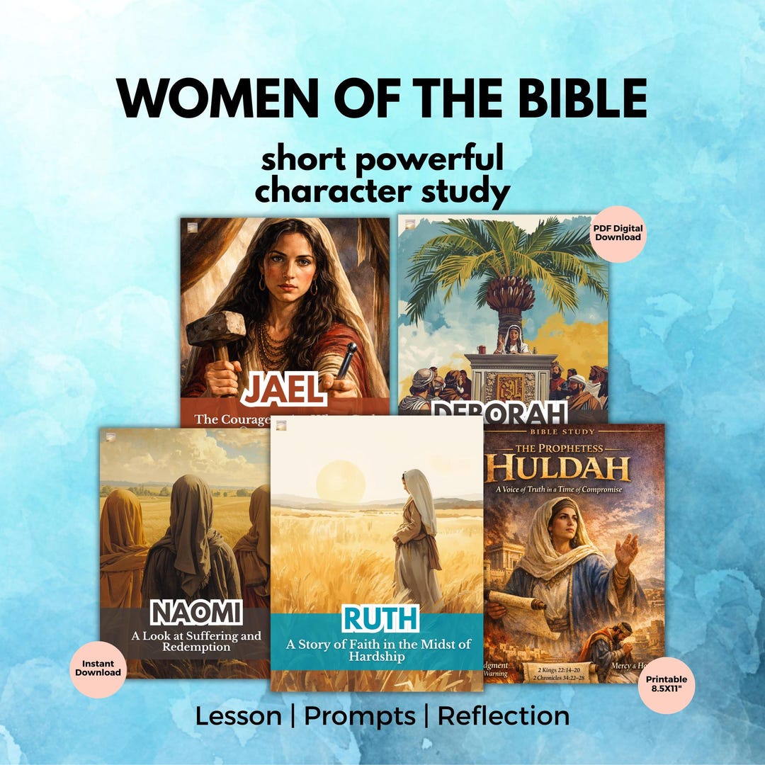 Women of the Bible Character Study Guide for Spiritual Growth in Christ ...