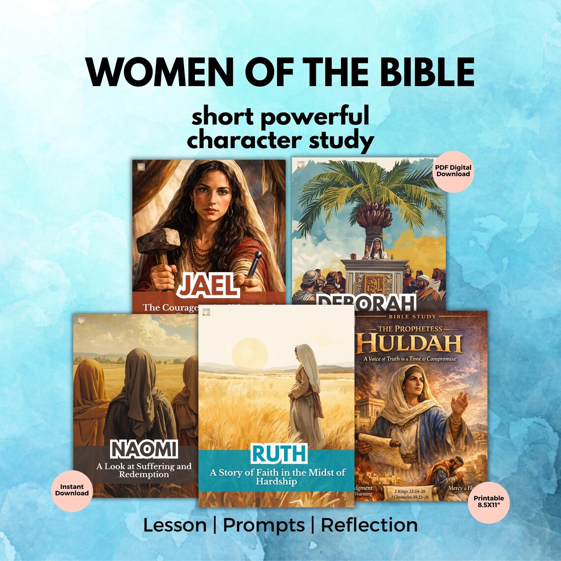 Women of the Bible Character Study Guide for Spiritual Growth in Christ ...