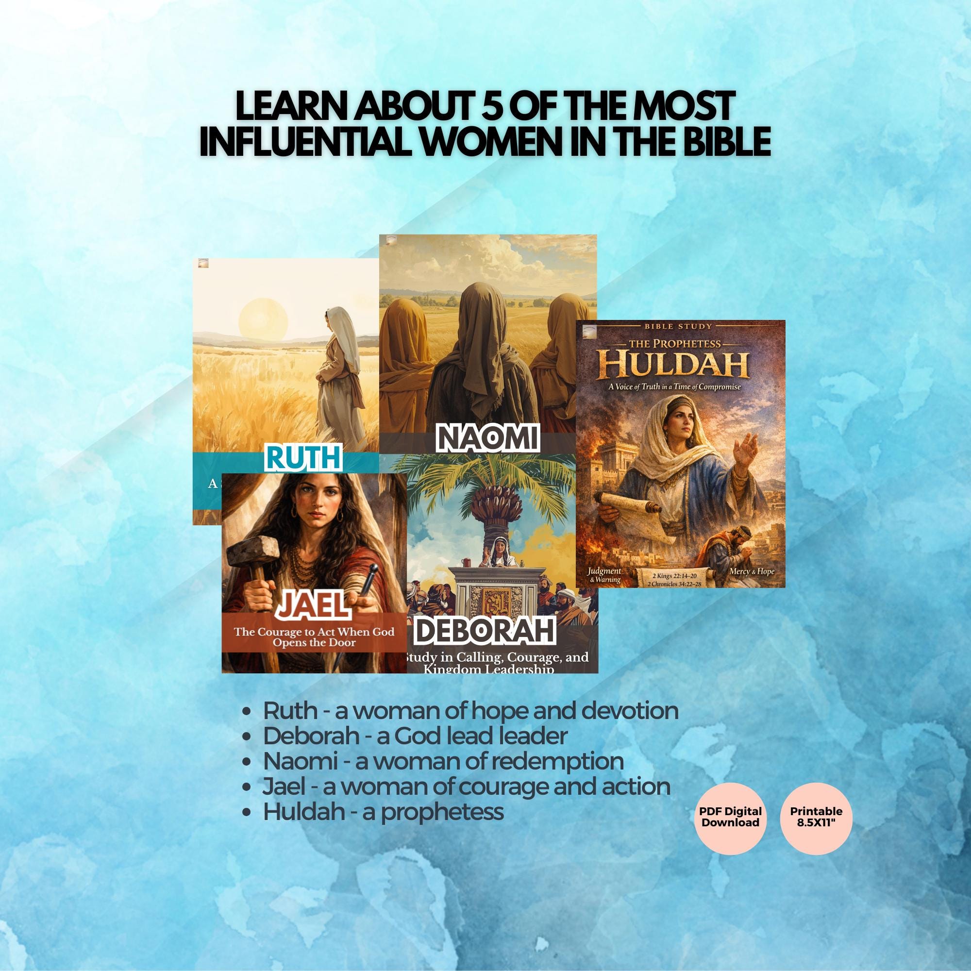 Women of the Bible Character Study Guide for Spiritual Growth in Christ ...