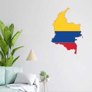 Wooden Colombia Map Wall Art Handmade, Colombian gifts , Cultural gifts, Colombia  in the house, Customized gifts , Maps, Home,Colombian art