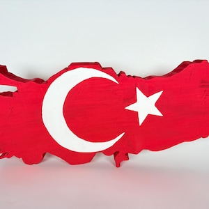 Hölzerne Türkei Karte Wandkunst Handgemacht, besondere türkische Geschenke, türkische Geschenke, bunte Geschenke, maßgeschneiderte Geschenke, inspiriert in der Türkei, Zuhause.