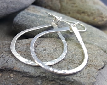 Sterling Silver Handmade Hoops #2003