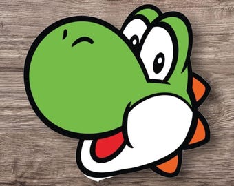 Archivo Stl del cortador de galletas con la cara de Yoshi